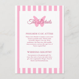 She Found Her Lover Bridal Shower Details Card エンクロージャーカード