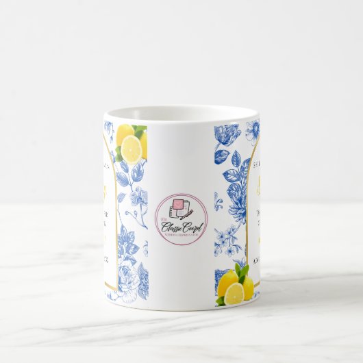 She Found Her Main Squeeze Bridal Shower コーヒーマグカップ (中央)