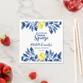 She Found Her Main Squeeze Bridal Shower スタンダードカクテルナプキン