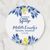 She Found Her Main Squeeze Bridal Shower  フェイバータグ (裏面)