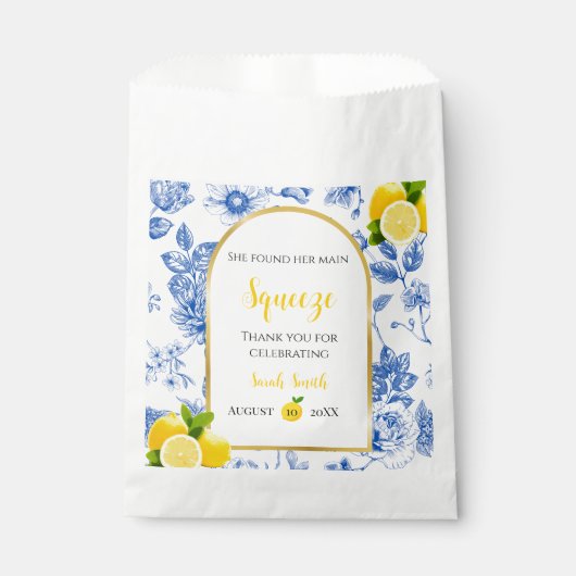 She Found Her Main Squeeze Bridal Shower フェイバーバッグ (正面)