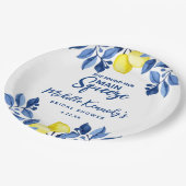 She Found Her Main Squeeze Bridal Shower  ペーパープレート (アングル)