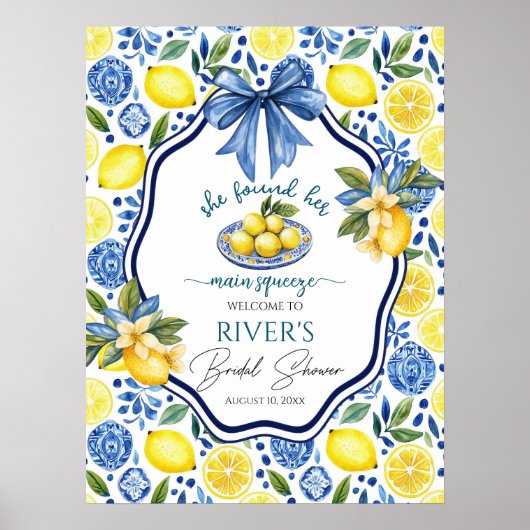 She Found Her Main Squeeze Bridal Shower ポスター (正面)