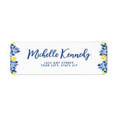 She Found Her Main Squeeze Bridal Shower ラベル (正面)