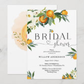 She Found Her Main Squeeze Bridal Shower  招待状 (正面/裏面)