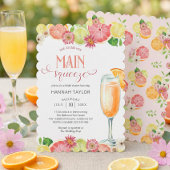 She Found Her Main Squeeze Bridal Shower 招待状