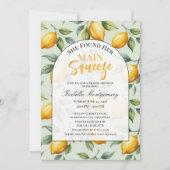 She Found Her Main Squeeze Bridal Shower 招待状 (正面)