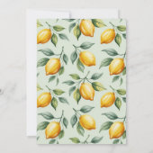 She Found Her Main Squeeze Bridal Shower 招待状 (裏面)