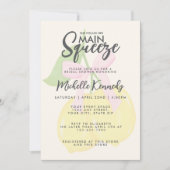 She Found Her Main Squeeze Bridal Shower  招待状 (正面)