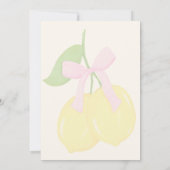 She Found Her Main Squeeze Bridal Shower  招待状 (裏面)