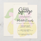 She Found Her Main Squeeze Bridal Shower  招待状 (正面/裏面)