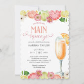 She Found Her Main Squeeze Bridal Shower 招待状 (正面)