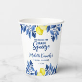 She Found Her Main Squeeze Bridal Shower  紙コップ (裏面)