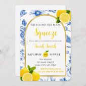 She Found Her Main Squeeze Bridal Shower Invitatio 招待状 (正面/裏面)