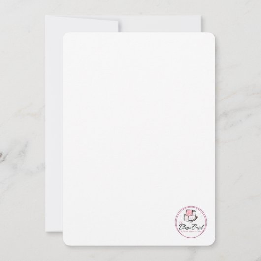 She Found Her Main Squeeze Bridal Shower Invitatio 招待状 (裏面)