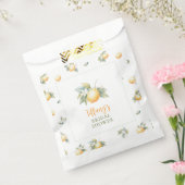 She Found Her Main Squeeze Lemon Bridal Shower フェイバーバッグ (封をした状態)