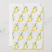 She Found Her Main Squeeze Lemon Bridal Shower  招待状 (裏面)