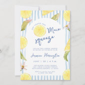 She Found Her Main Squeeze Lemon Bridal Shower 招待状 (正面)