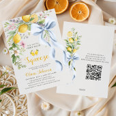 She Found Her Main Squeeze Lemon Bridal Shower 招待状