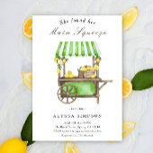 She Found Her Main Squeeze Lemon Bridal Shower 招待状