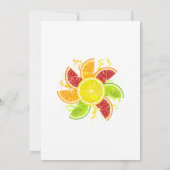 She Found Her Main Squeeze Lemon Bridal Shower  招待状 (裏面)