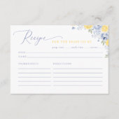 She Found Her Main Squeeze Recipe Card エンクロージャーカード (正面)