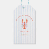 She Found Her Maine Squeeze Bridal Shower ギフトタグ (裏面)