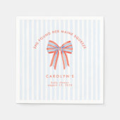 She Found Her Maine Squeeze Coastal Lobster  スタンダードカクテルナプキン (正面)