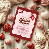 She found her match Bridal Shower 招待状