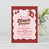 She found her match Bridal Shower 招待状 (スタンド正面)