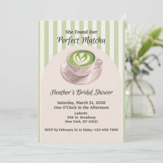 She Found Her Perfect Match Invitation 招待状 (スタンド正面)