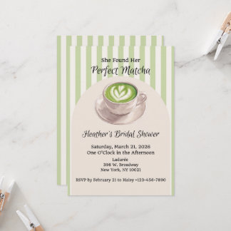 She Found Her Perfect Match Invitation 招待状