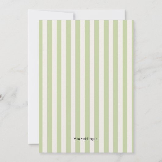 She Found Her Perfect Match Invitation 招待状 (裏面)