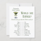 She Found Her Perfect Matcha Bridal Shower Game (正面)