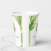 She Found Her Perfect Matcha Elegant Bridal Shower 紙コップ (右)