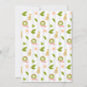 She Found Her Perfect Matcha Green Bridal Shower 招待状 (裏面)