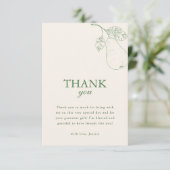 She Found Her Perfect Pear Bridal Shower サンキューカード (スタンド正面)