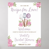 She Found her Recipe for Love! Shower Welcome ポスター (正面)