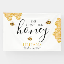 She Founder Her Honey Bee Bridal Shower Banner 横断幕