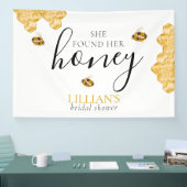 She Founder Her Honey Bee Bridal Shower Banner 横断幕 (トレードショー)