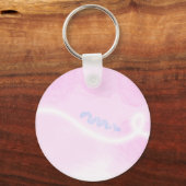 "She" Hebrew Pronoun Trans Colors キーホルダー (裏面)