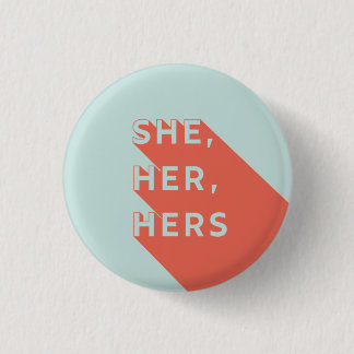 She/Her/Hers Pronouns Pin 缶バッジ