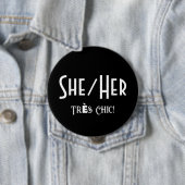 SHE/HER TRESシック丸ボタン 缶バッジ (インサイチュ)