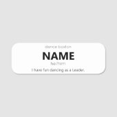 she/her - WCS引出線名タグ 名札 (正面)