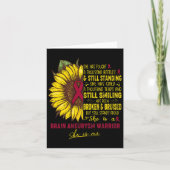 She Is A Brain Aneurysm Warrior She Is Me  カード (正面)