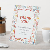 She Is a Catch Bridal Shower Thank You Pedestal  台座サイン (インサイチュ)