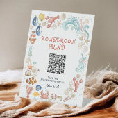 She Is a Catch Honeymoon Fund Bridal Shower 台座サイン