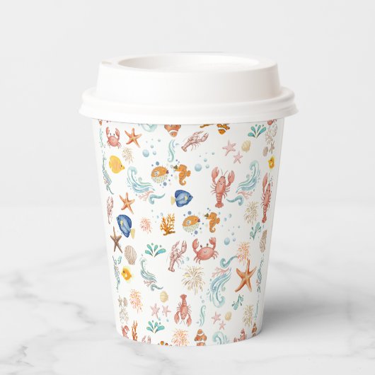 She Is a Catch I Nautical Bridal Shower 紙コップ (裏面)