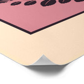 She Is a Garden – Botanical Wall Art (Blush) ポスター (角)