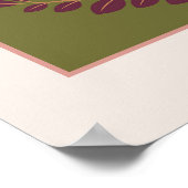 She Is a Garden – Botanical Wall Art (Sage) ポスター (角)